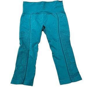 Leonisa Shapewear biker High Waisted and Butt lifter teal size small